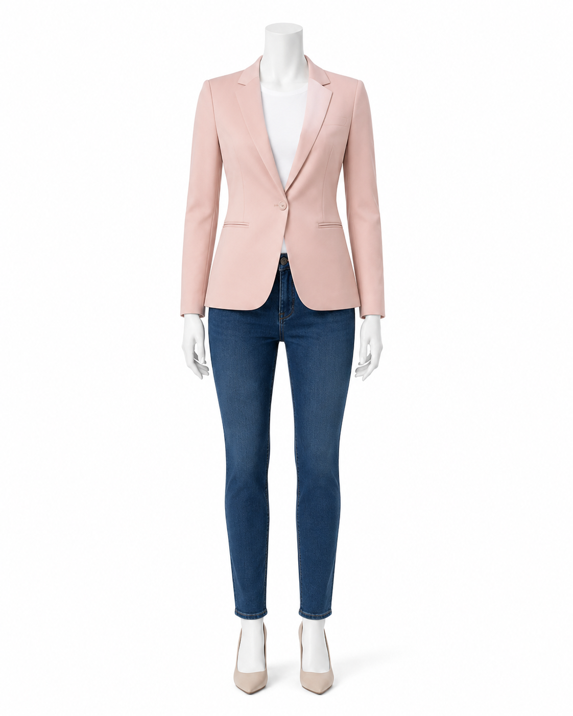 Blush Pink Women's Blazer — made to measure by Sam Boutique Tailors Phuket
