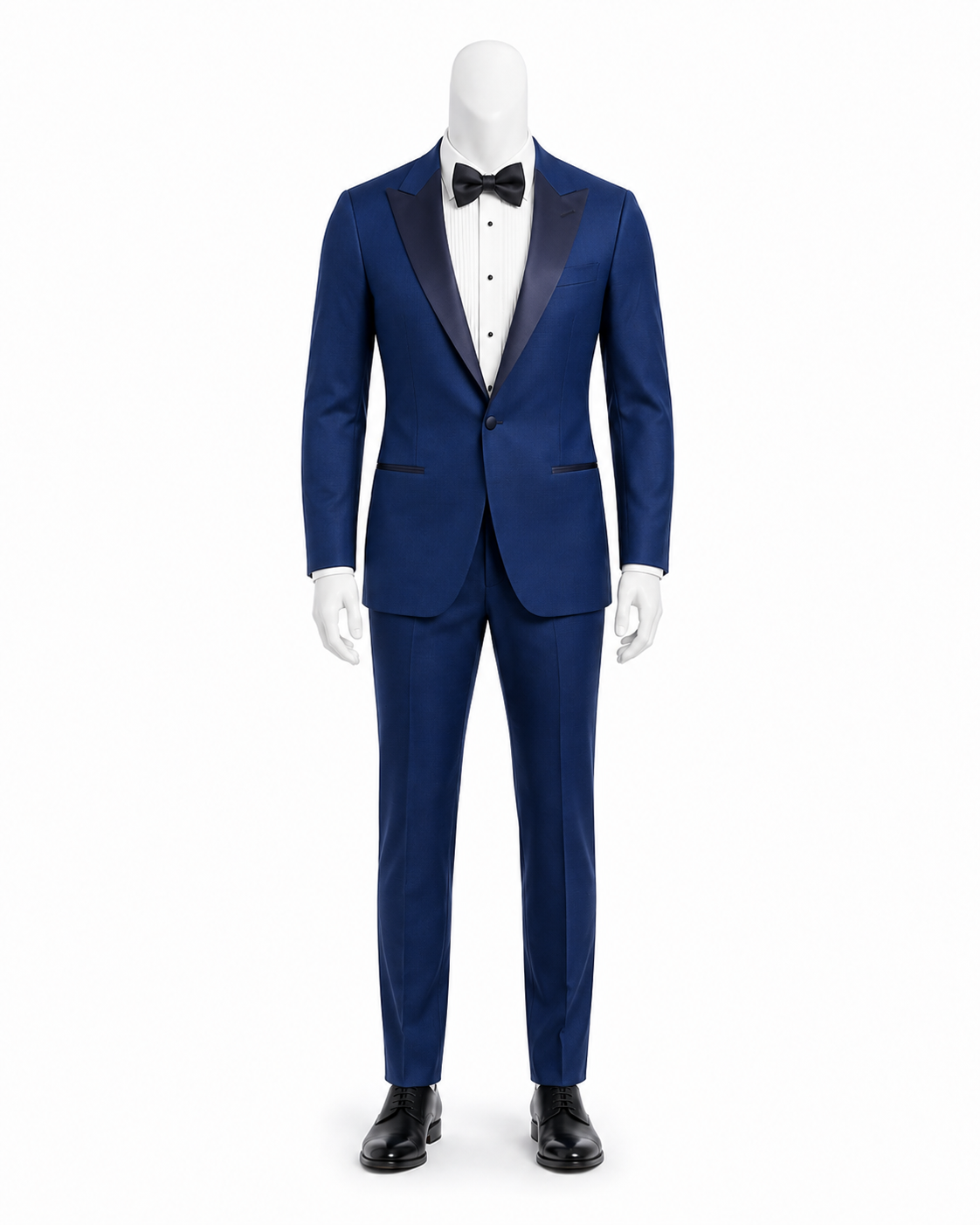 Royal Blue Peak Lapel Tuxedo — made to measure by Sam Boutique Tailors Phuket