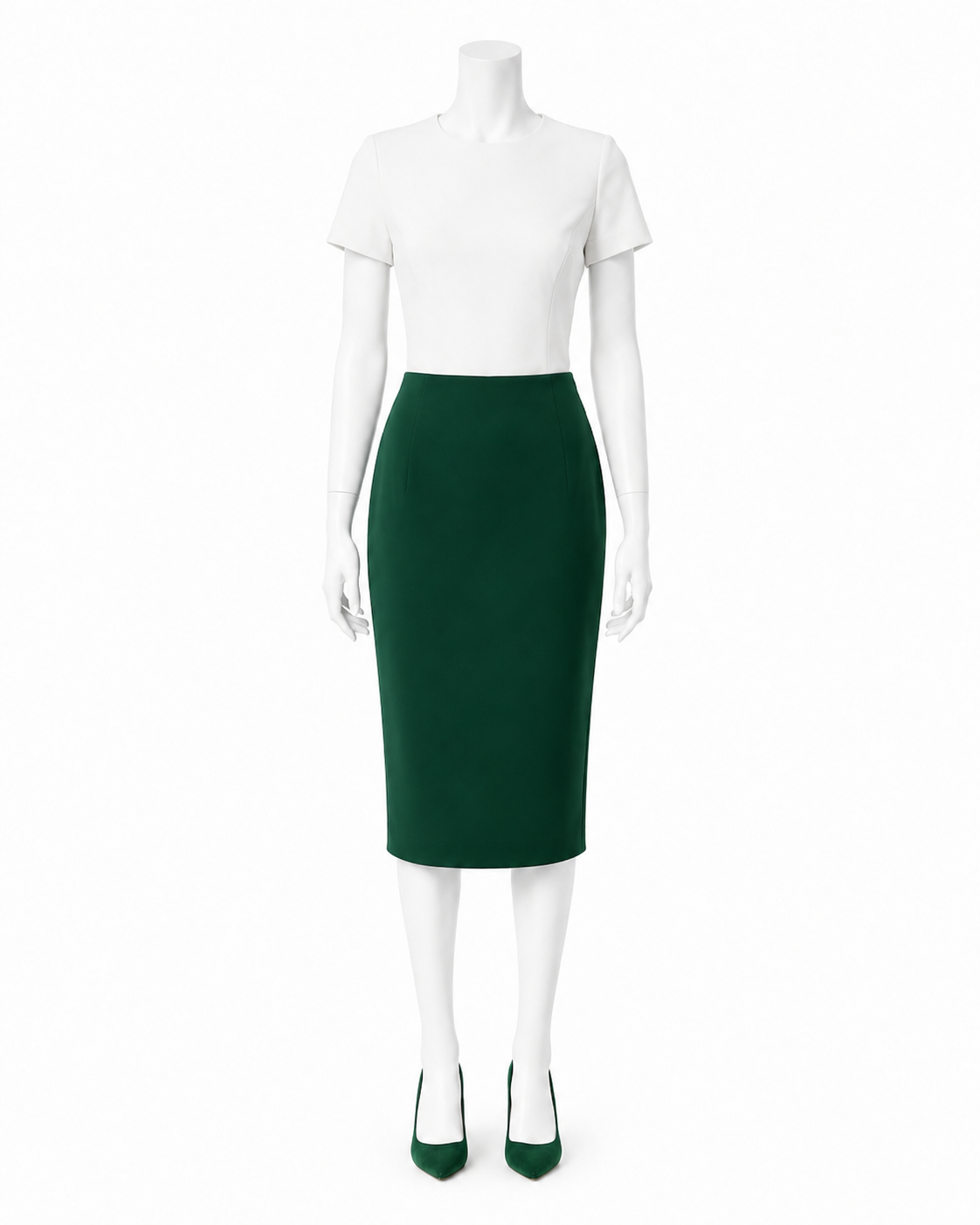 Emerald Tailored Pencil Skirt — made to measure by Sam Boutique Tailors Phuket
