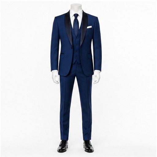Royal Blue Three-Piece Wedding Suit — made to measure by Sam Boutique Tailors Phuket