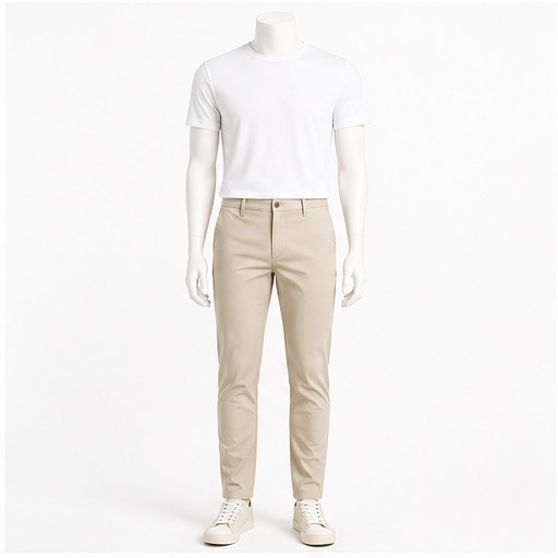 Stone Chino Trousers — made to measure by Sam Boutique Tailors Phuket