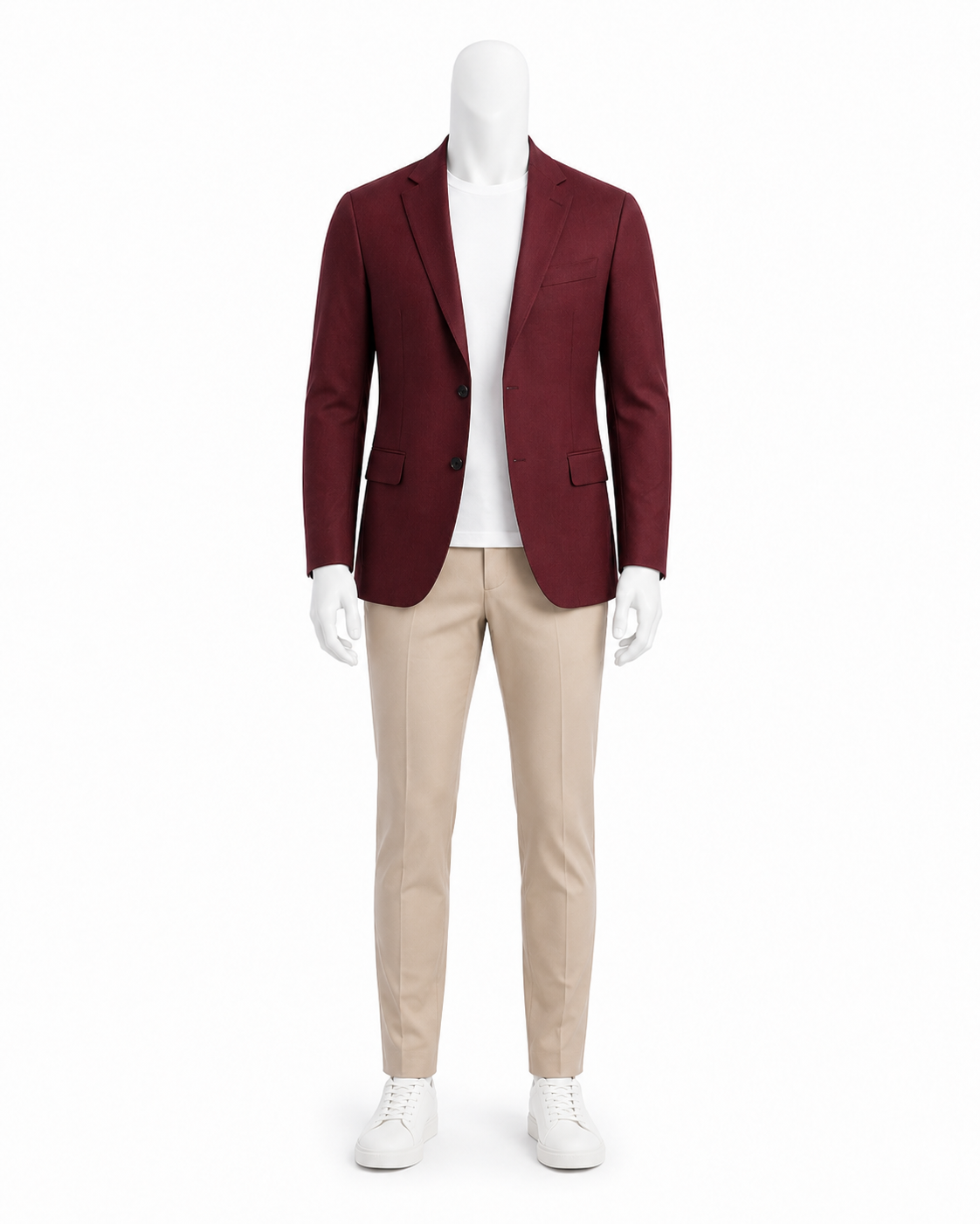 Burgundy Men's Blazer — made to measure by Sam Boutique Tailors Phuket