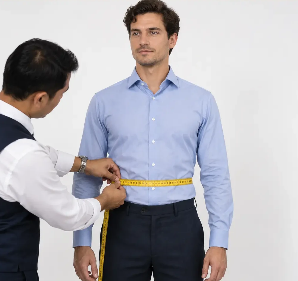 Natural waist: tape placement on the body