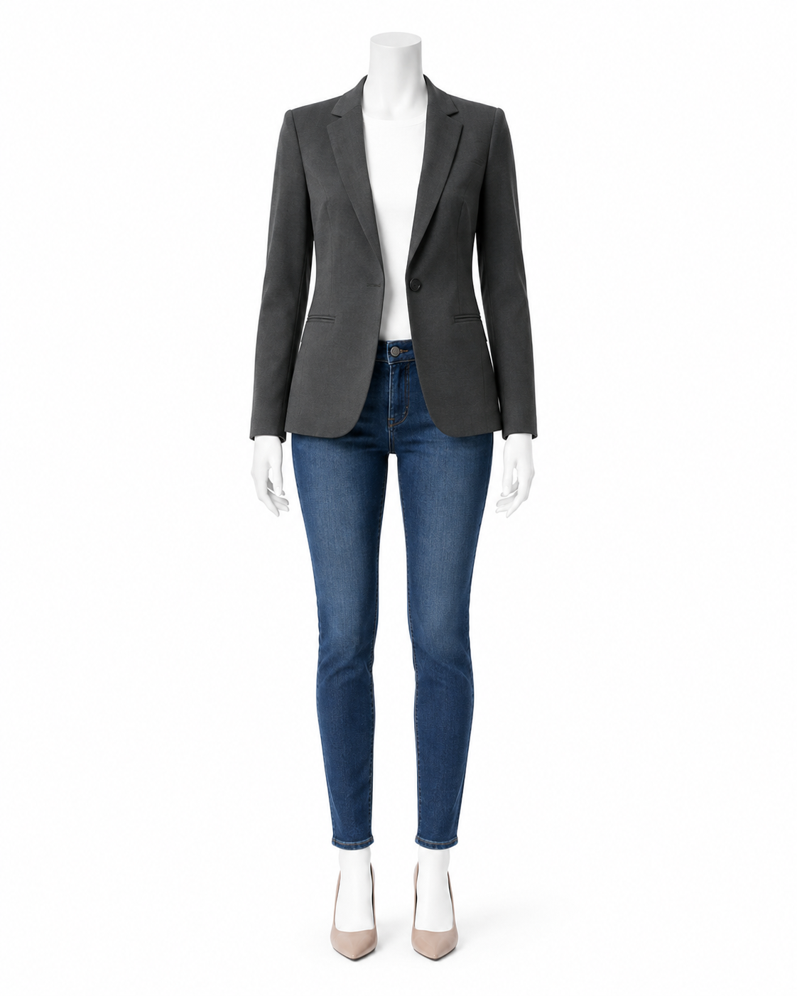 Charcoal Women's Blazer — made to measure by Sam Boutique Tailors Phuket