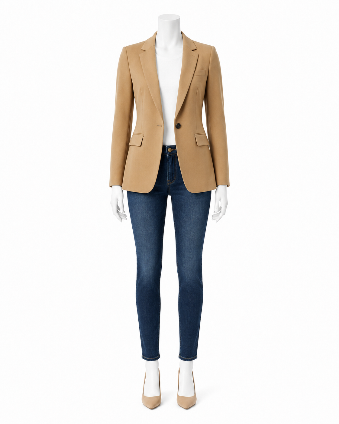 Camel Women's Blazer — made to measure by Sam Boutique Tailors Phuket