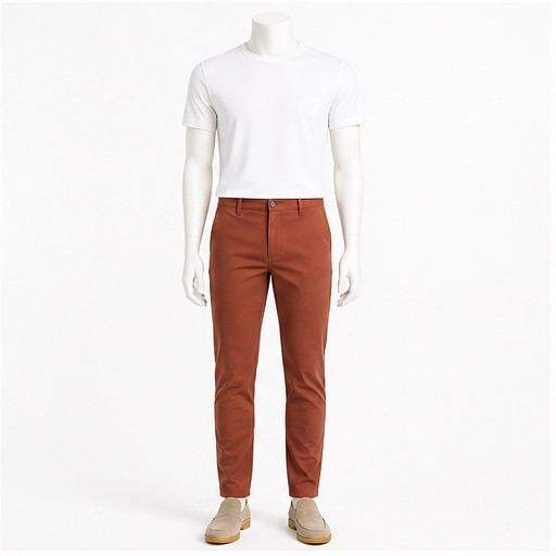Rust Chino Trousers — made to measure by Sam Boutique Tailors Phuket