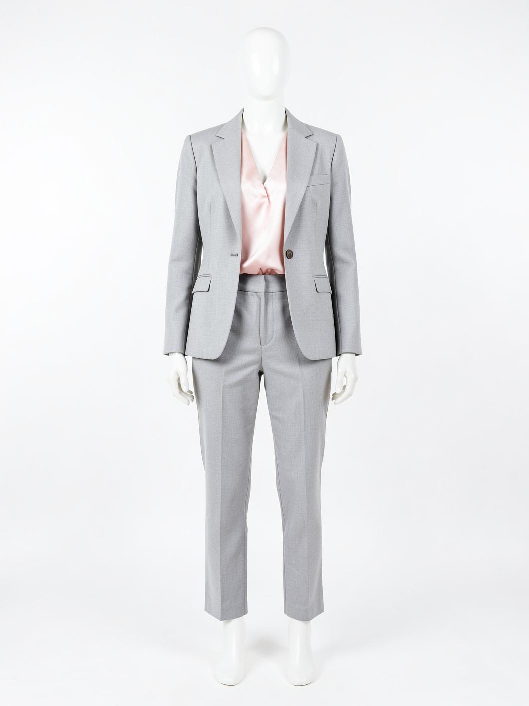 Light Grey Trouser Suit — made to measure by Sam Boutique Tailors Phuket