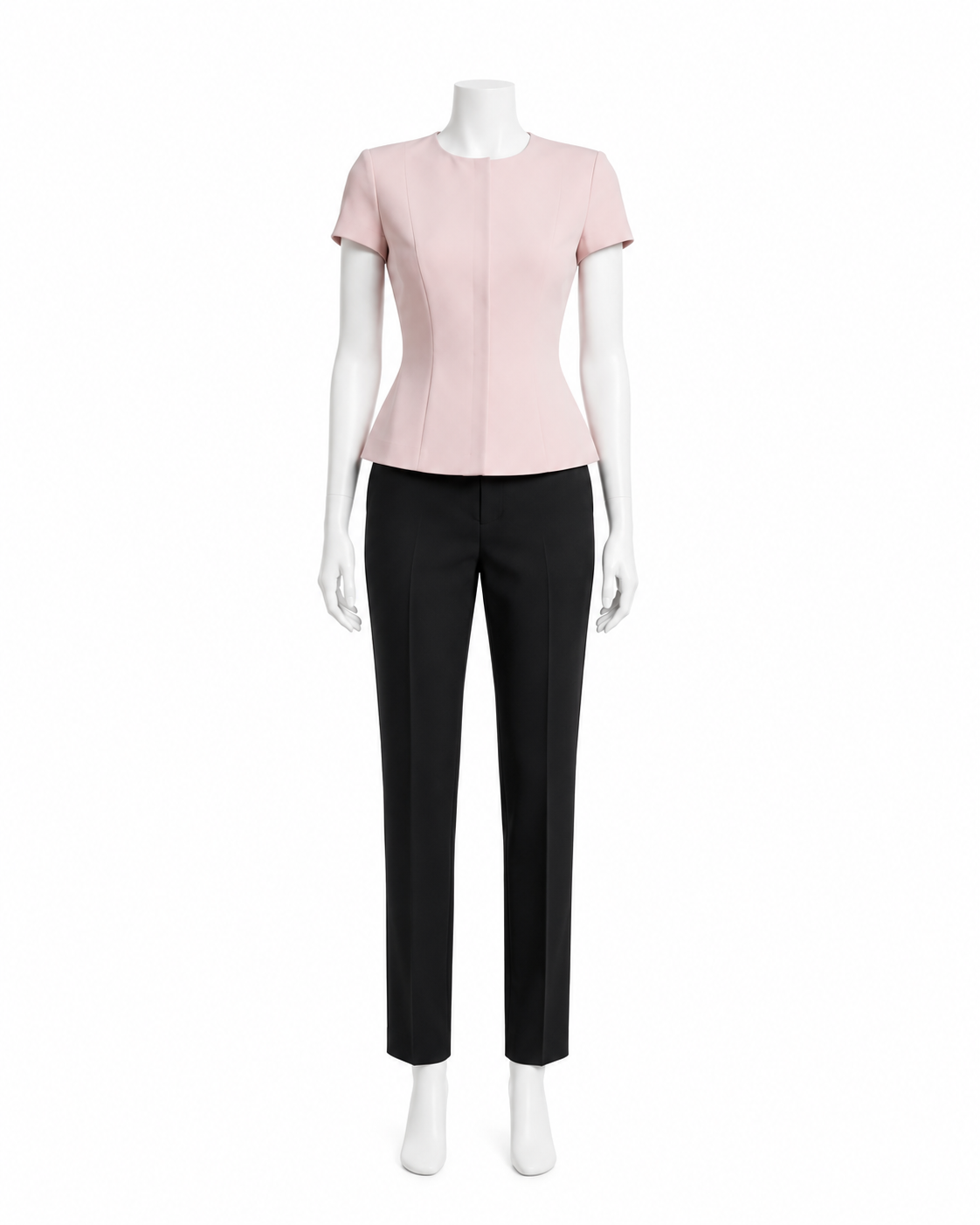 Blush Peplum Tailored Top — made to measure by Sam Boutique Tailors Phuket