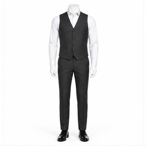 Charcoal Waistcoat — made to measure by Sam Boutique Tailors Phuket