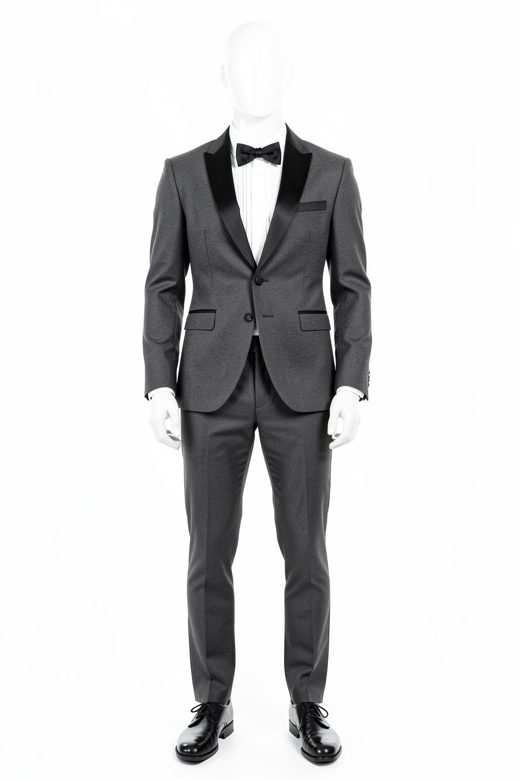 Charcoal Shawl Lapel Tuxedo — made to measure by Sam Boutique Tailors Phuket