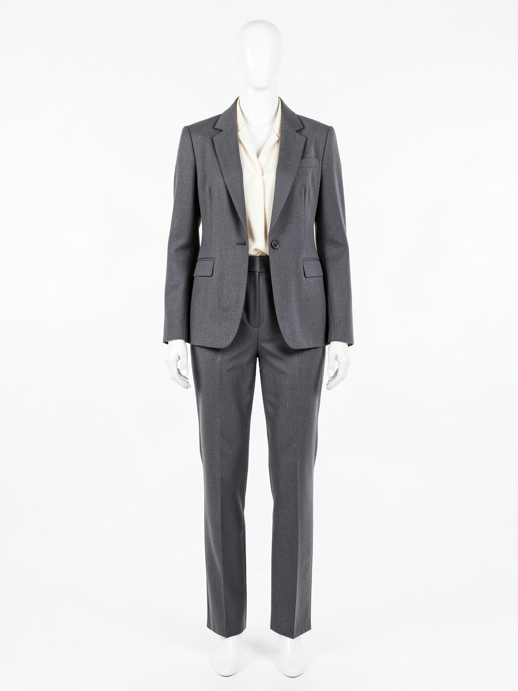 Charcoal Wool Trouser Suit — made to measure by Sam Boutique Tailors Phuket