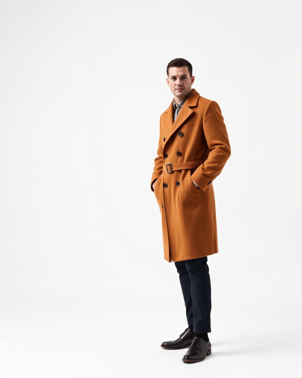 Camel Polo Coat — made to measure by Sam Boutique Tailors Phuket