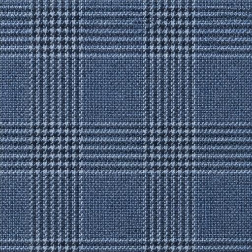 Blue Prince of Wales Check fabric texture